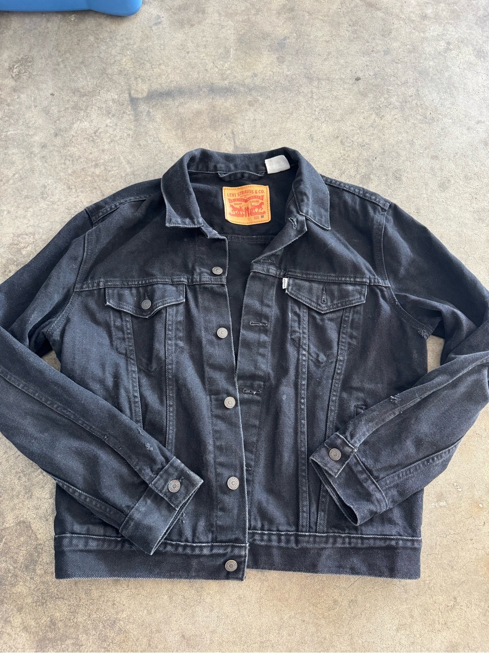 Vintage Levi's Black Denim Jacket